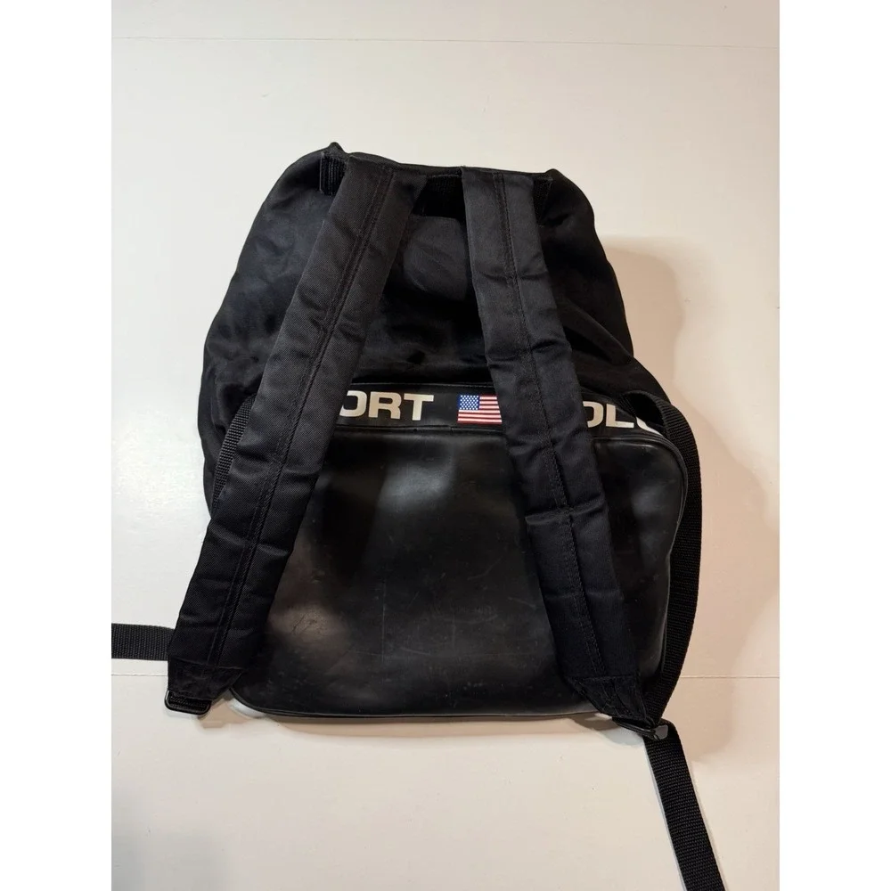 Vintage Polo Sport Ralph Lauren Unisex Adult Backpack Bag Adjustable Straps